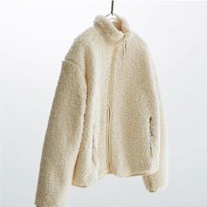 Jil Sander style shearling jacket